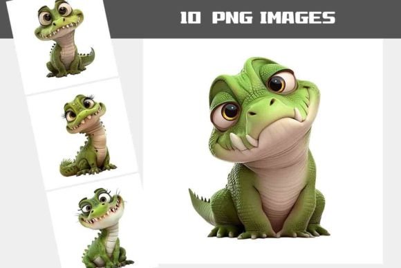 Download Crocodile Clipart Bundle - Crocodile Collection