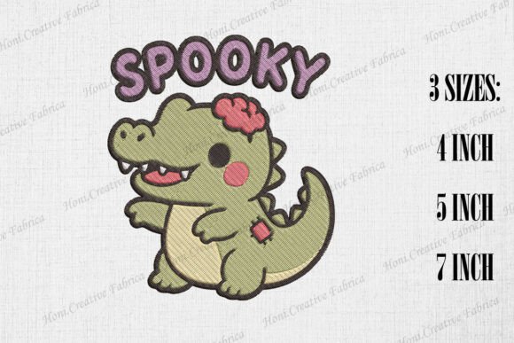 Download Cute Zombie Crocodile Spooky Halloween - Crocodile Collection