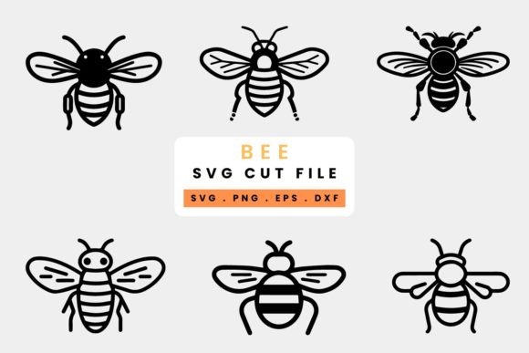 Download Bee SVG Cut File | Insect Cutting Files - Svg Collection