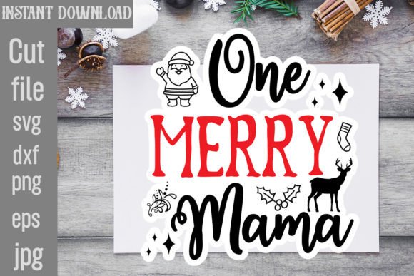 Download One Merry Mama SVG Cut File - Svg Collection