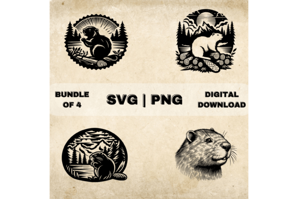 Download Beaver SVG Bundle, Beaver Clipart - Svg Collection