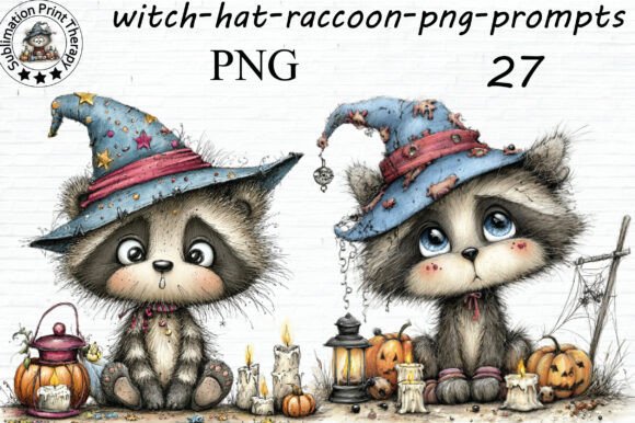 Download Witch Hat Raccoon Clipart PNG - Raccoon clipart Collection