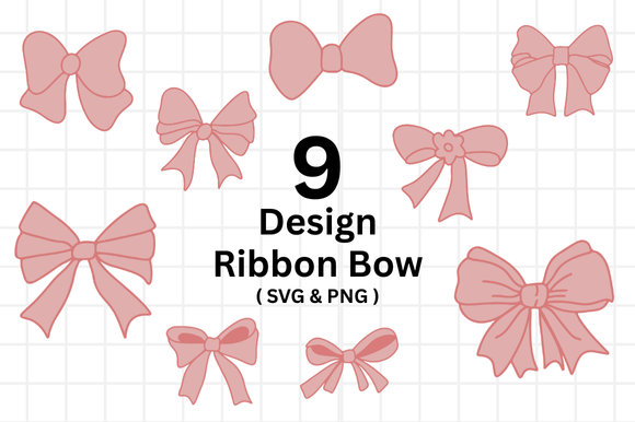 Download Ribbon Bow Svg Bundle Illustration - Svg Collection