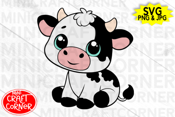 Download Cow Cut File / Baby Cow SVG / Animal SVG - Svg Collection
