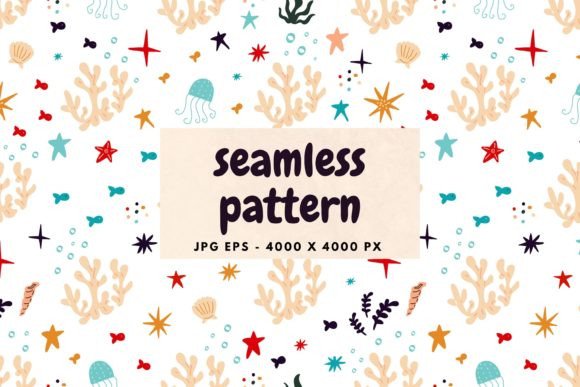 Download Sea Animals Pattern - Sea animals pattern Collection