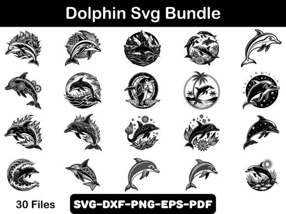 Download Dolphin Svg Bundle, Dolphins Svg - Svg Collection