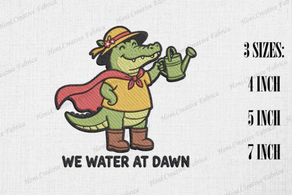 Download We Water at Dawn Cute Crocodile - Crocodile Collection